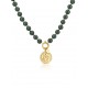 COLAR AÇO SENHORA NECKMESS CARMELA DEEP GREEN OJNN101G