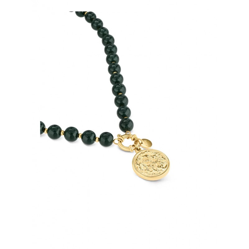 COLAR AÇO SENHORA NECKMESS CARMELA DEEP GREEN OJNN101G
