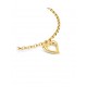 COLAR AÇO SENHORA NECKMESS MONUMENTAL GOLD OJNN69G
