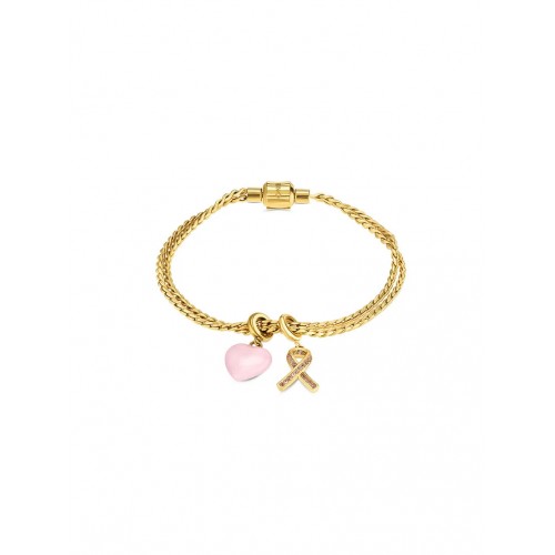 SET AÇO PULSEIRA LIFE AURORA GOLD OJEFLSET01G