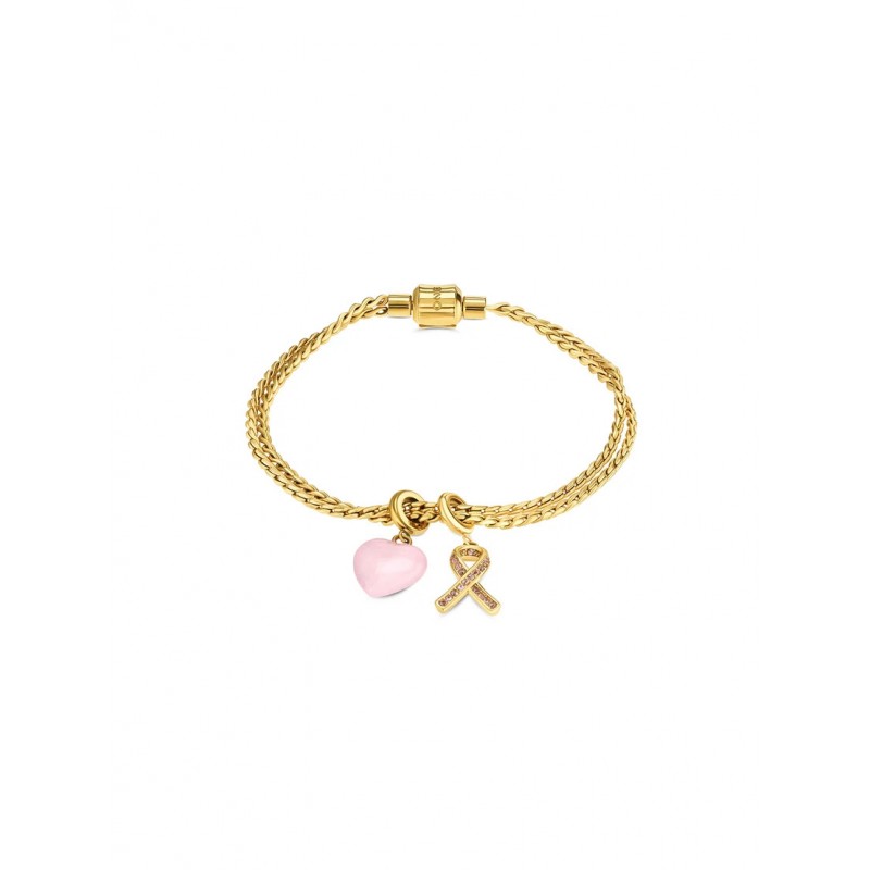 SET AÇO PULSEIRA LIFE AURORA GOLD OJEFLSET01G