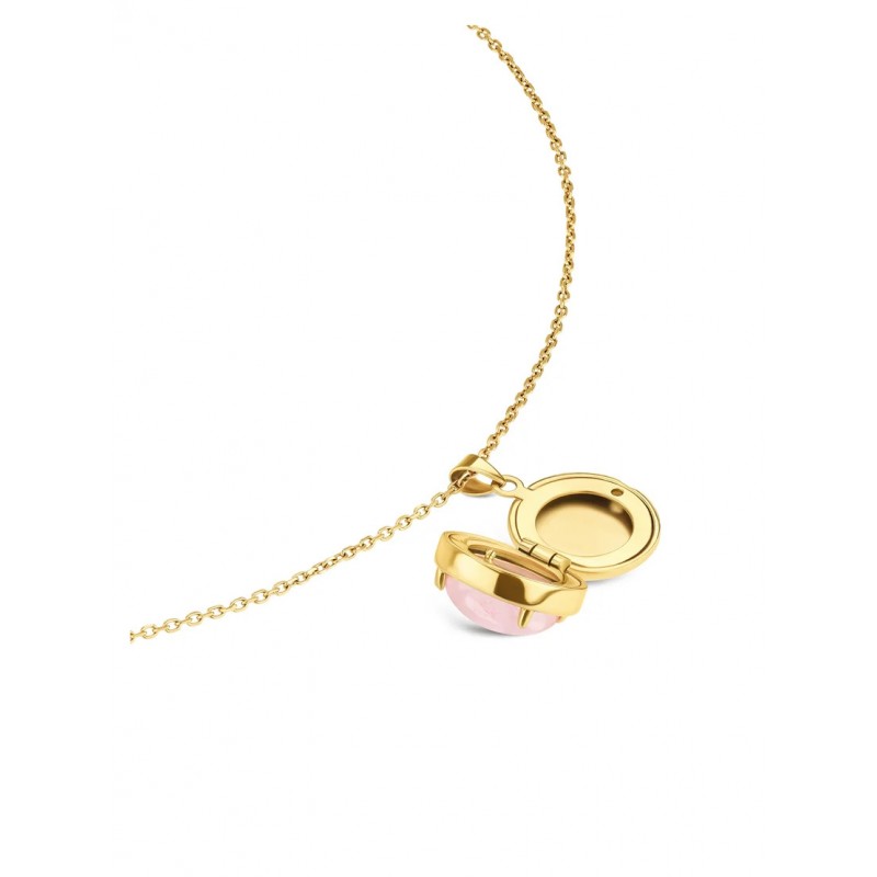 RELICÁRIO AÇO SENHORA AURORA MEMORIES GOLD OJNN114G