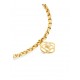 COLAR AÇO SENHORA ROSE PEARL GOLD OJRN01D