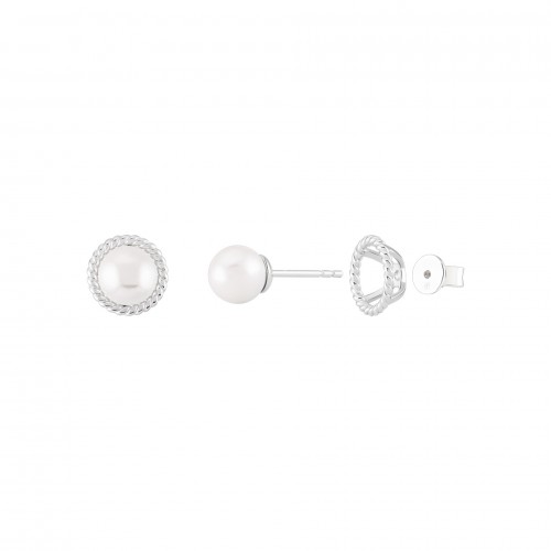 TORNILHOS PRATA PEARL TWIST UK.TN.1204.0040