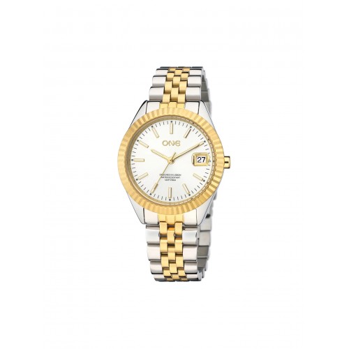 RELÓGIO SENHORA CELEBRITY WHITE BICOLOR OL4241BB61L