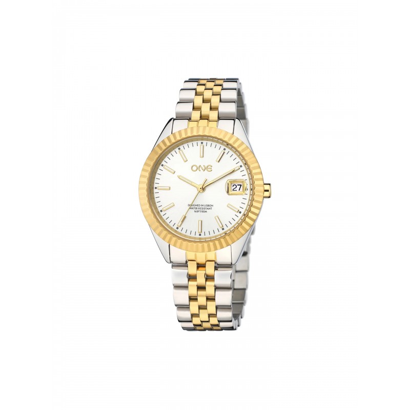 RELÓGIO SENHORA CELEBRITY WHITE BICOLOR OL4241BB61L