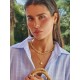 COLAR AÇO SENHORA NECKMESS DAISY GOLD OJNN104G